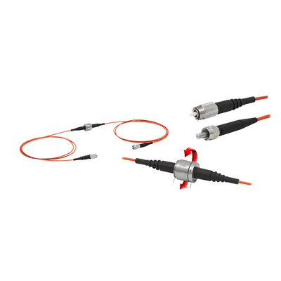 400 nm ∼ 2200 nm Multimode Glasfaser-Rotations-Gelenk-Pflasterkabel FC PC-Anschluss